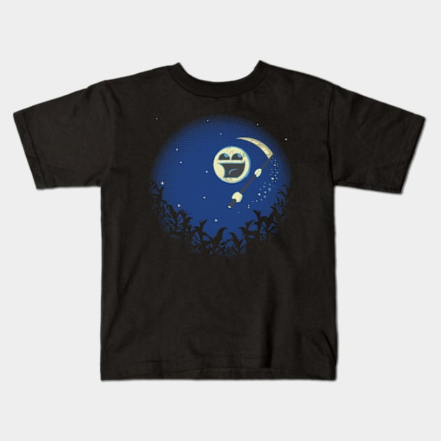 Harvest Moon Kids T-Shirt by BenBates